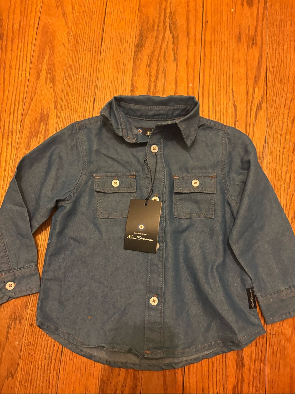 Ben Sherman light blue denim shirt, new with tags!